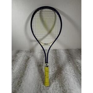 Wilson Junior Widebody 25 Tennis Racket Aerodynamic Blue Yellow 4” Grip